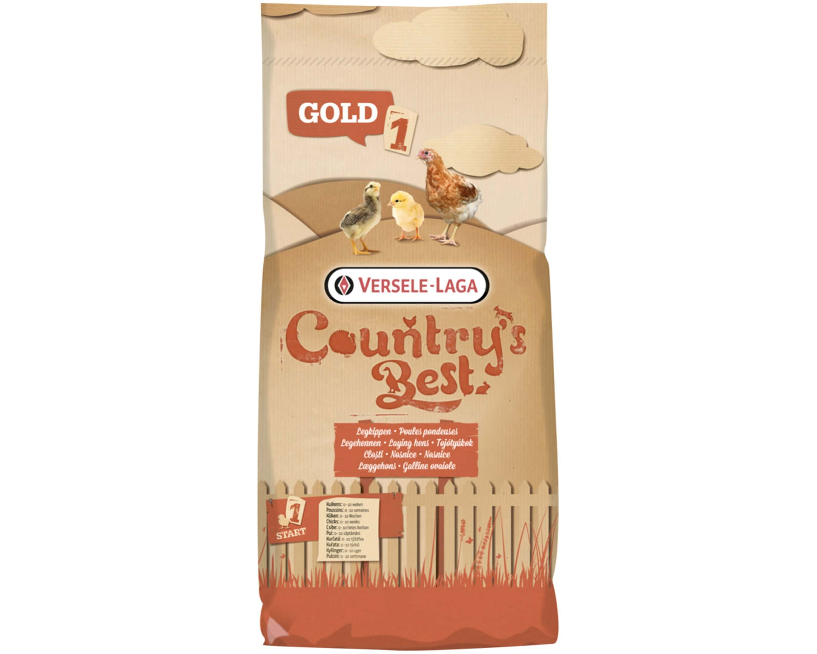 GOLD 1 mash Versele-Laga Country's Best 20 kg Farine de démarrage pour les 10 premières semaines