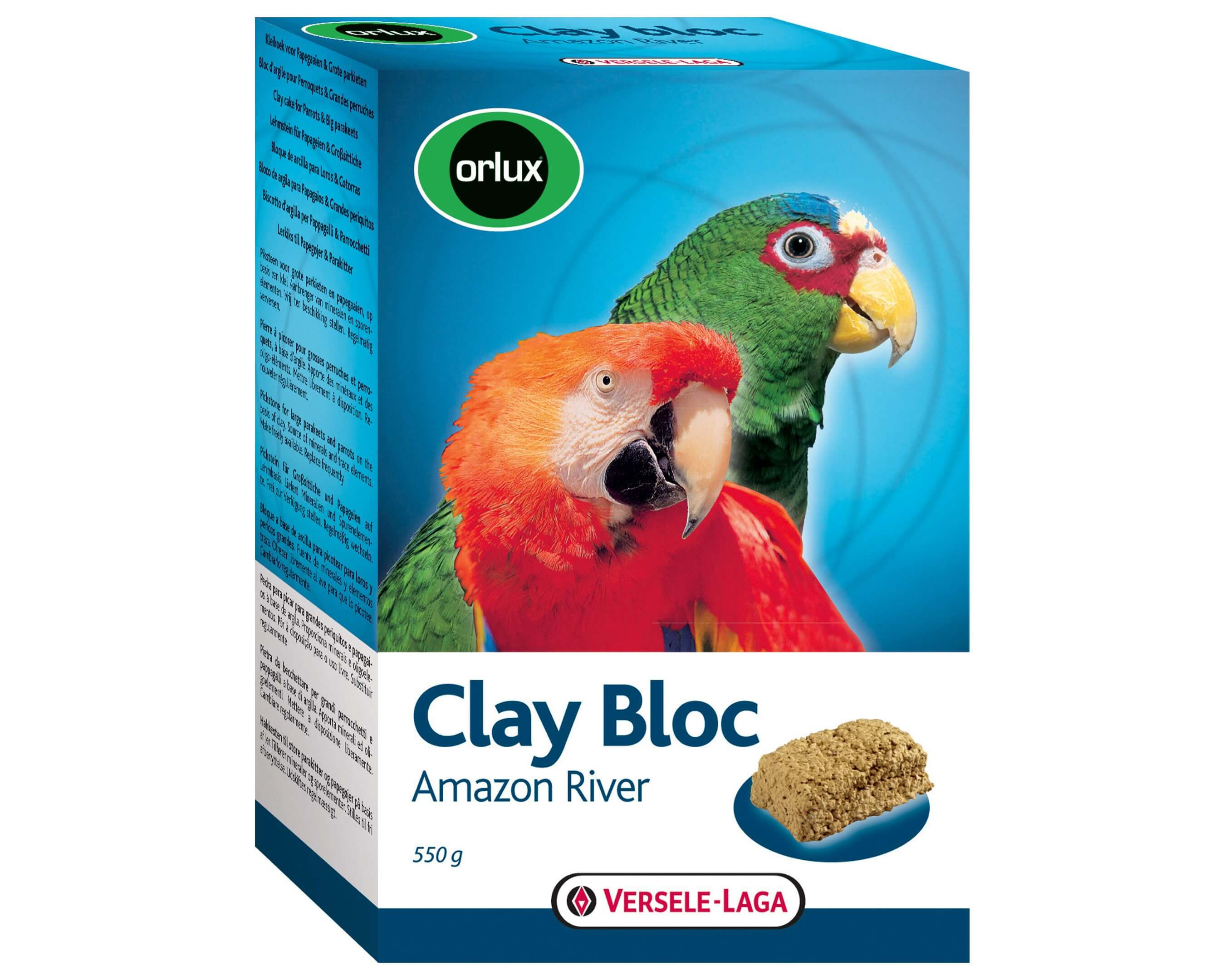 Orlux Clay Bloc Amazon River Versele-Laga 550 gr