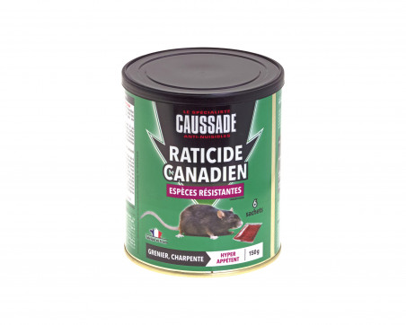 Raticide canadien Caussade grains 6 sachets