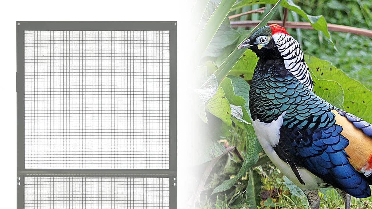 Panneaux de volière oiseaux, volailles en galva • Ferme de Beaumont
